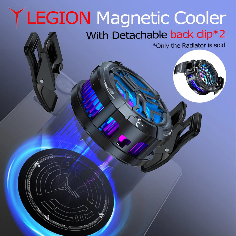 Legion Magnetic Cooler Cooling Back-clip For Lenovo Y700 Tablets Phones Heatsink 3 cooling mode Adjustment Digital Display