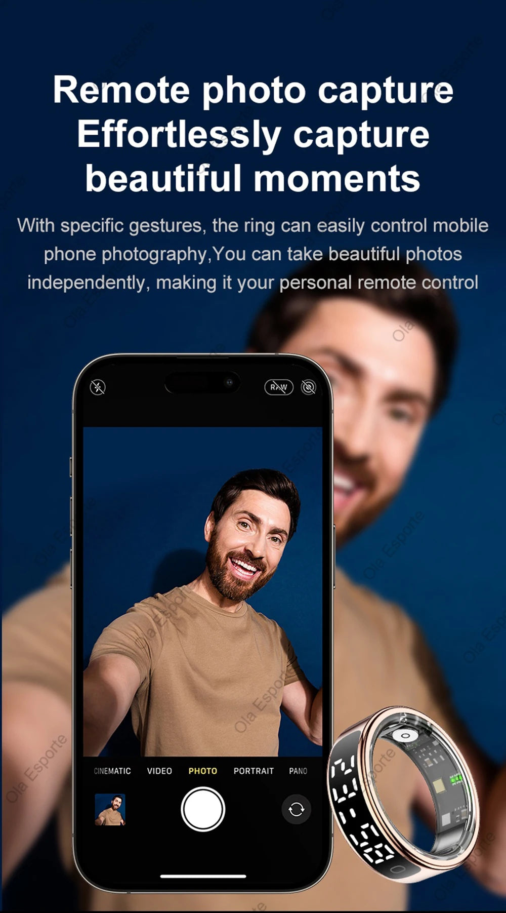 2026 Smart Ring Display Screen and Touch, Wireless Charging,Smart Control,Health Manager,5ATM Waterproof For Men Women New Rings