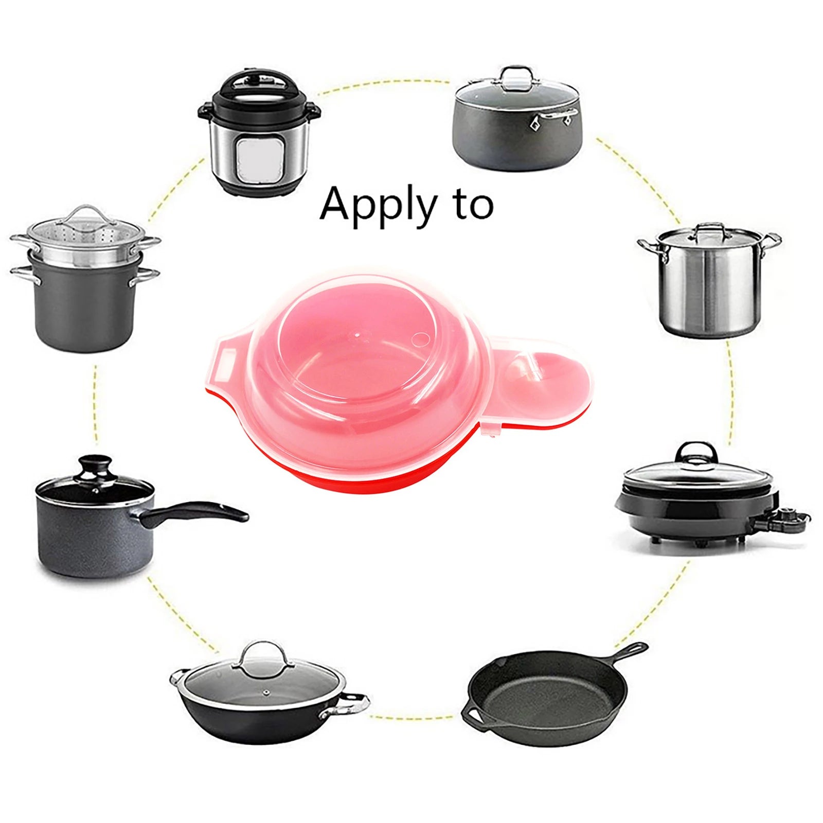 2pcs/set Microwave Oven Egg Cooker 1 Minute Fast Microwave Cheese Eggs Cooker PP Easy Use Home Kitchen Cooking Tool