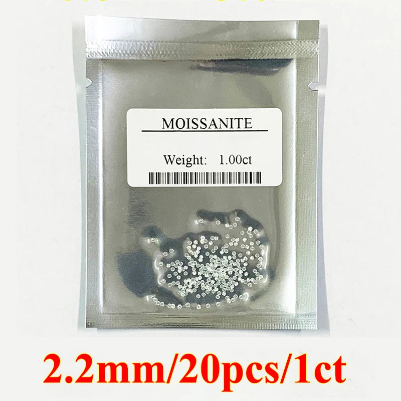 DJMAX Factory Direct Sales Moissanite Loose Stone D Color Moissanita Gemstone Lab Grown Diamond Certified Black Moissanite Stone