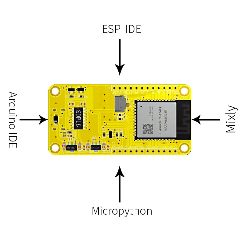 ESP32-S3 HMI  8M PSRAM 16M Flash Arduino LVGL WIFI&Bluetooth 1.9 "  170*320  Smart Display Screen 1.9 inch IPS LCD TFT Module