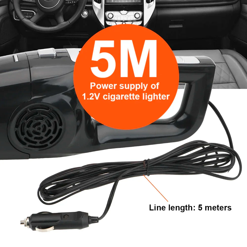 12V 120W Car Vacuum Cleaner Portable Wet And Dry dual-use Vacuum Cleaner Powerful Handheld Mini Vaccum Cleaners High Suction