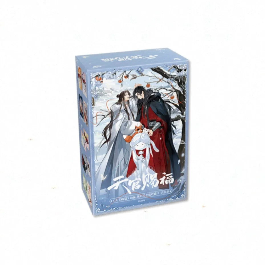 In Stock Tianguan Blessing Four Seasons Card Anime Anniversary Edition Collected Card Blind Box Original Nice Festival Gift Toys
