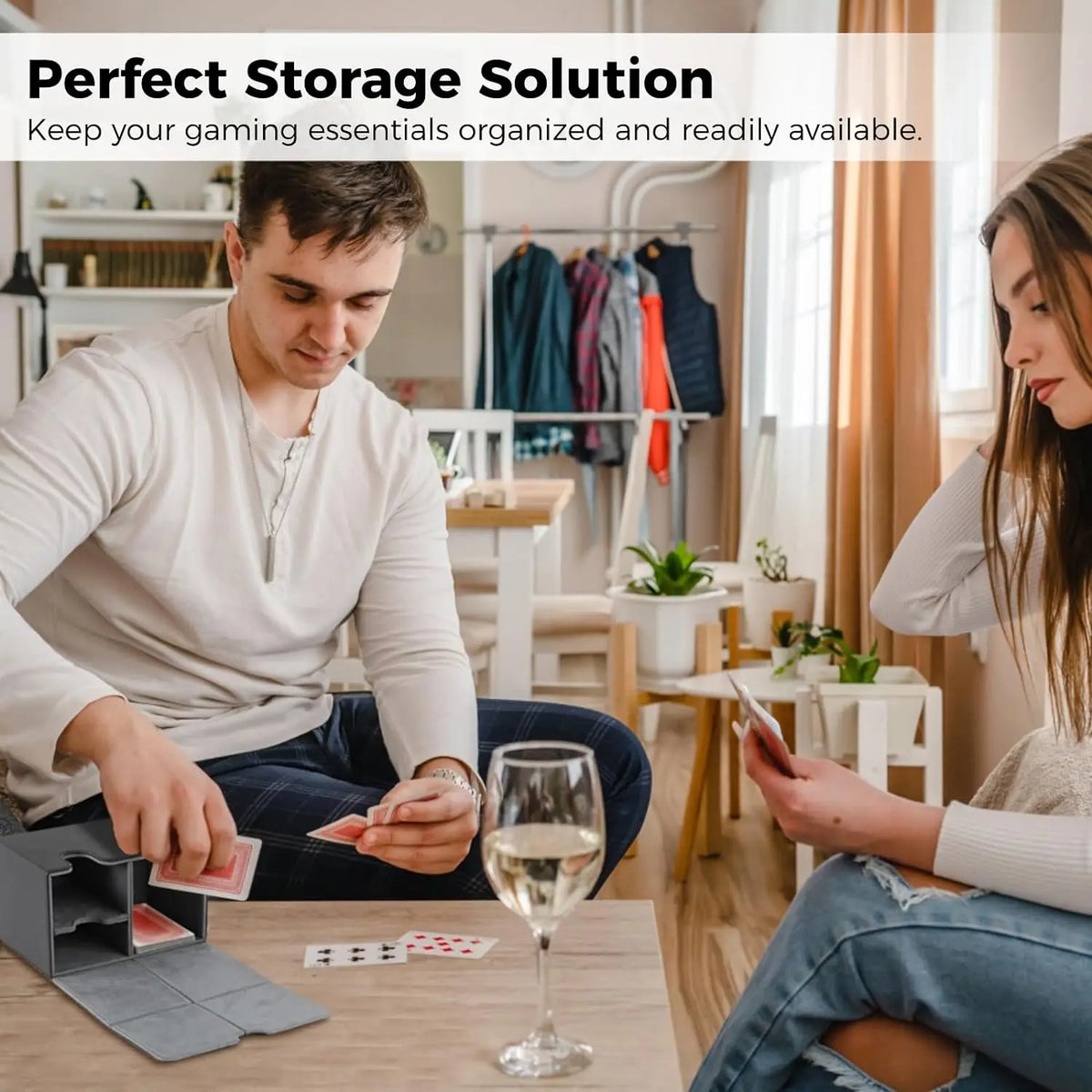 Card storage box card box big brand box solid color storage box top side installation toys games collection card for  Trading