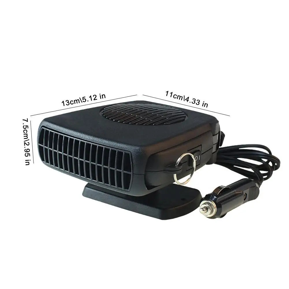 Car Heater 12/24V 150W Dryer 2 in 1 Electric Heater Cooling Fan Air Windshield Defogging Defrost Defogger Defroster Accessories