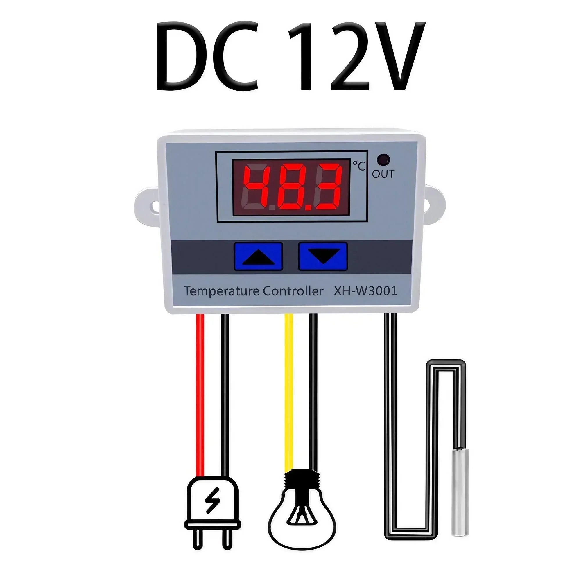 STONEGO W3001 Digital Thermostat - Microcomputer Temperature Control Switch, Thermoregulator for Precise Temperature Management
