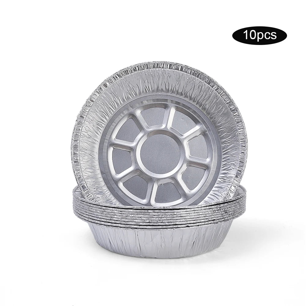 Air Fryer Aluminum Foil Pan Kitchen Supplies Food Containers Square Oven BBQ Tray Oil-proof Non-stick Kitchen Baking Tools