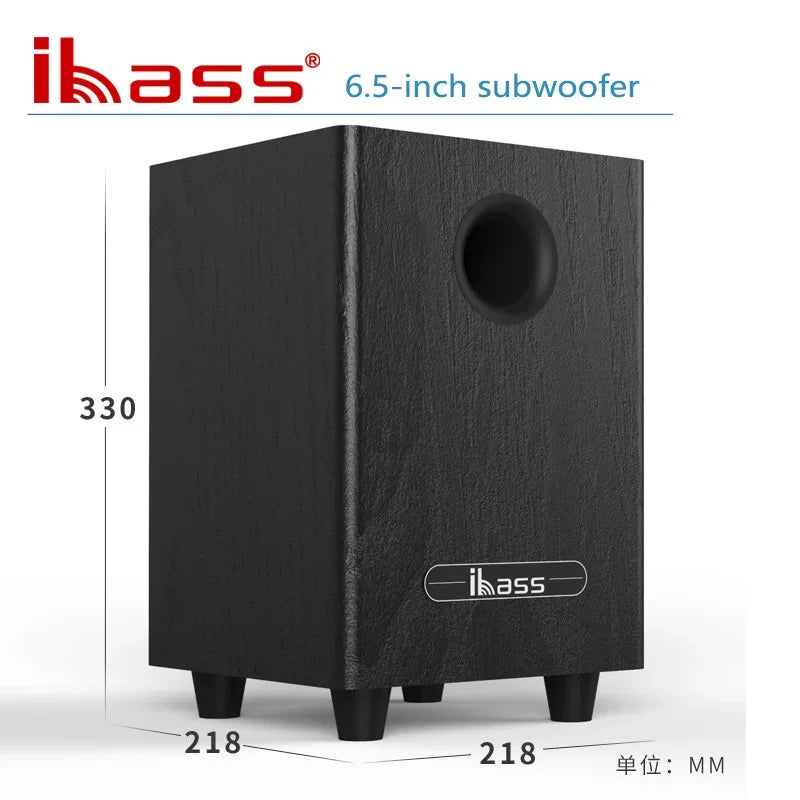 100W High Power 6.5" Passive Subwoofer Home Theater Speakers Bass Car speaker amplifier speakers Boom Box Sound System Big Power