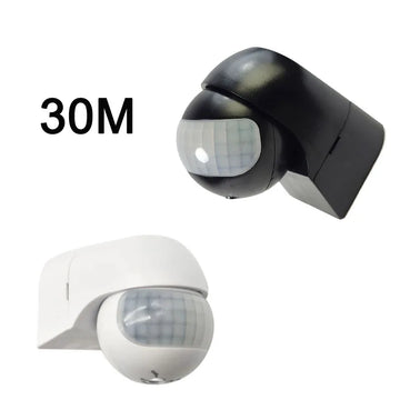 30M Home Security Alarm Systen 180 Degree Outdoor  PIR Infrared Motion Sensor Switch Movement Detector Automatic Lighting Switch