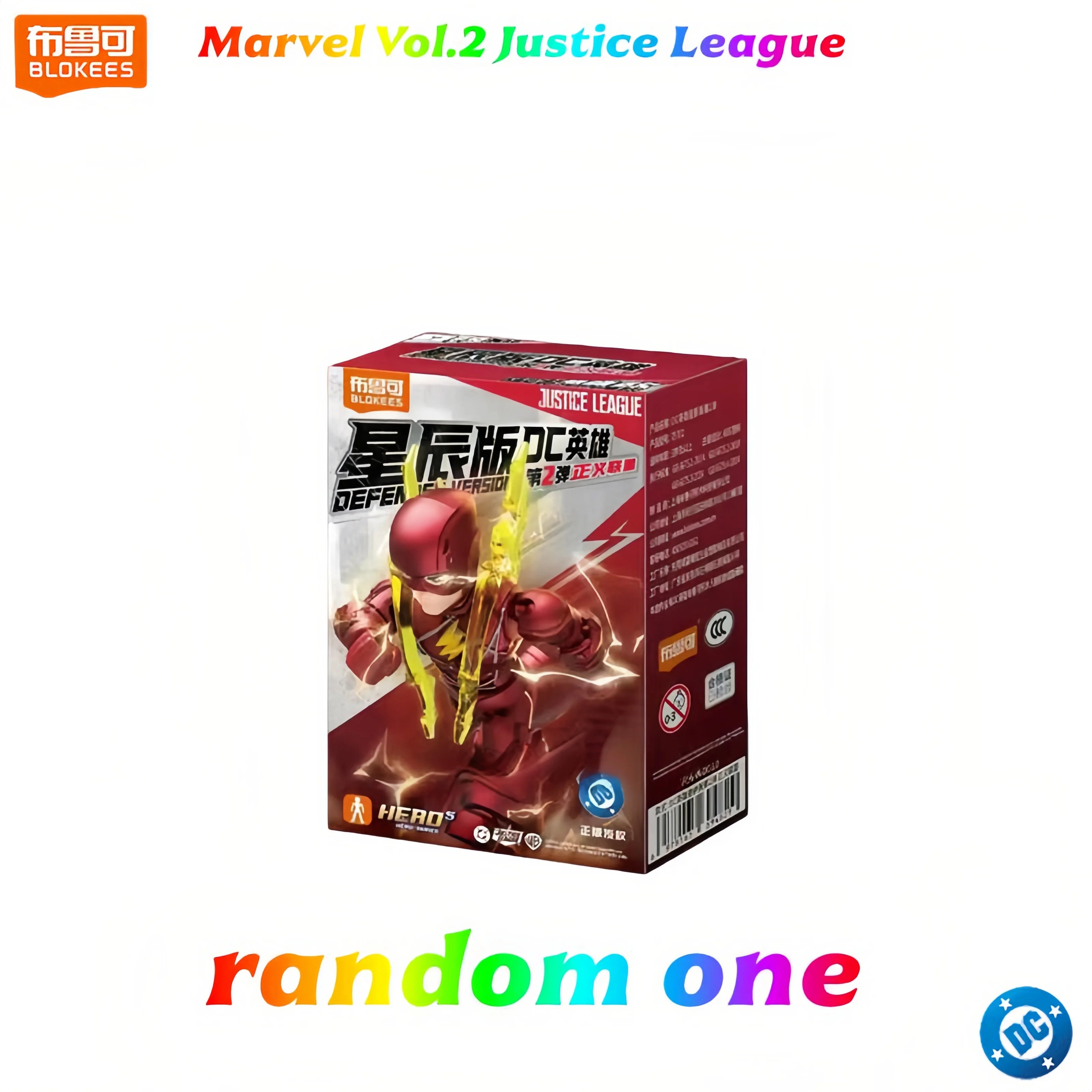Blokees DC Marvel Hero Batman Star Edition Series  Blind Box Toy E01/E02 6PCS Batman Motorcycle Toy Collectible Perfect Gift