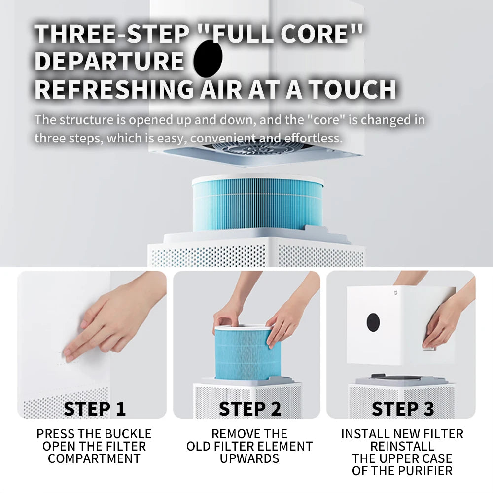 NEW MIJIA Smart Air Purifier 4 Lite LED Display Quadruple Purification Aldehyde Removal Home Air Ionizer 35.8dB(A) Low noise