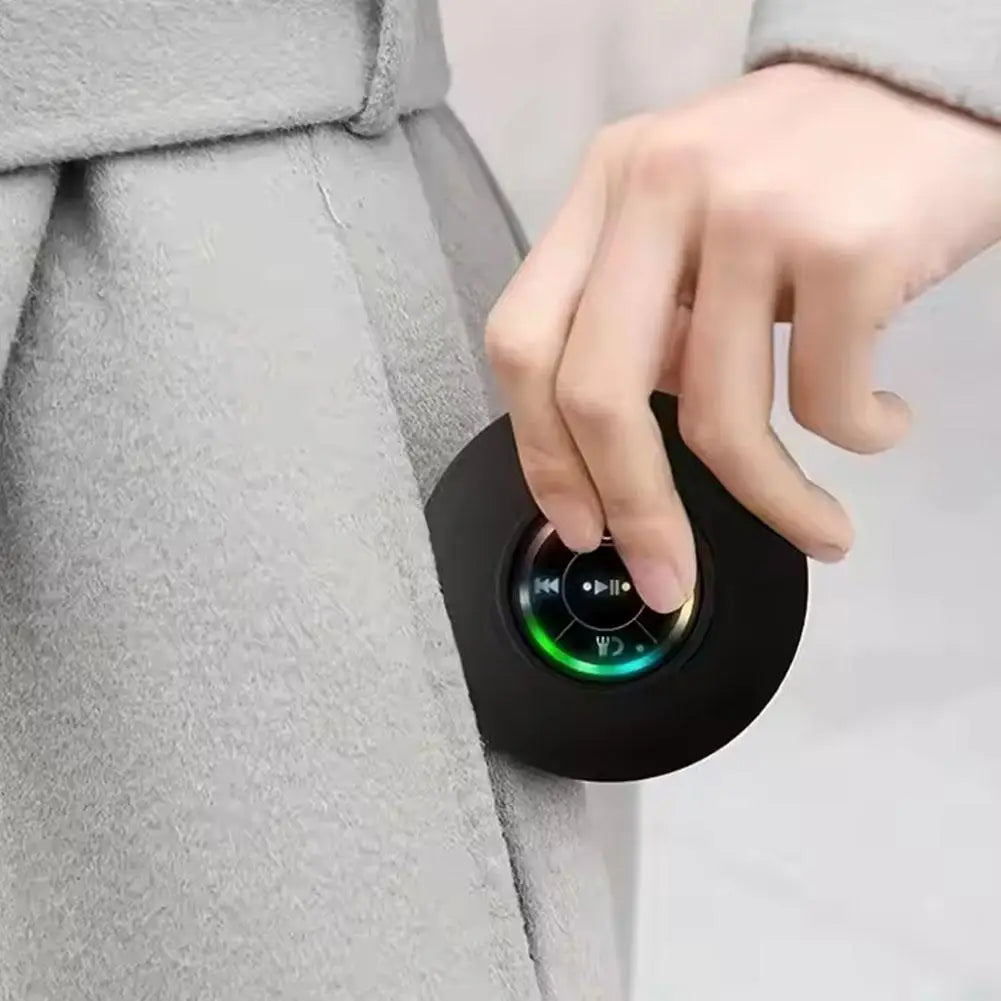 Bathroom Waterproof Bluetooth Speaker with RGB LED Light Mini Outdoor Travel Portable Wireless Shower Suction Cup Speakers
