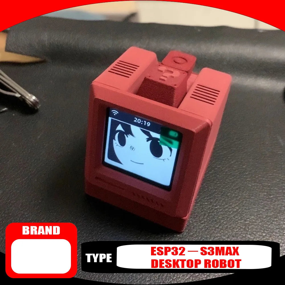 Alarm Clock AI Desktop Robot Customizable DIY ESP32－S3MAX Chat Robot Voice Dialogue Recognition 3D Printing Voice Assistant