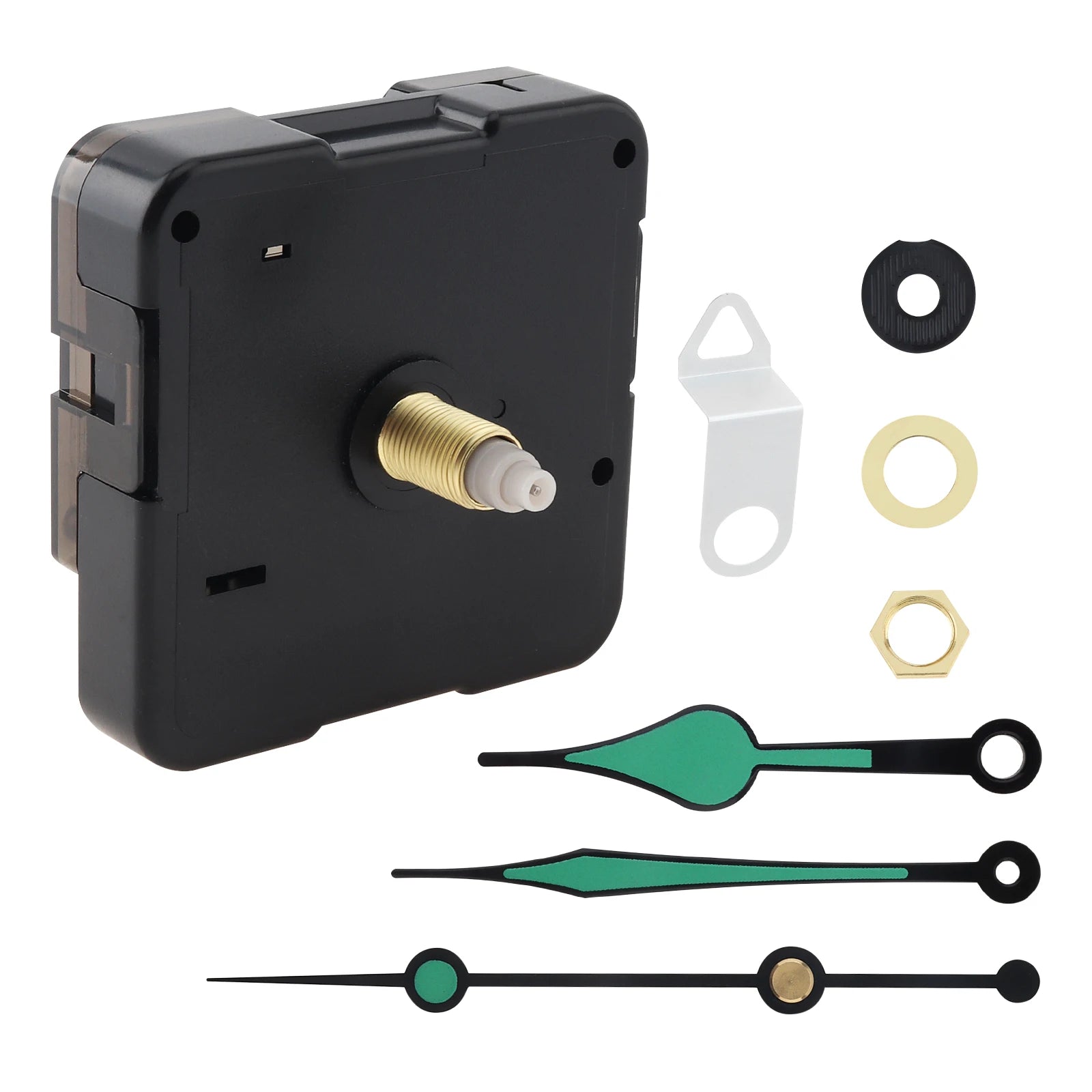 Quartz Battery Operated Silent Wall Clock Movement Mechanisms for DIY / Repair, Clock Parts Replacement