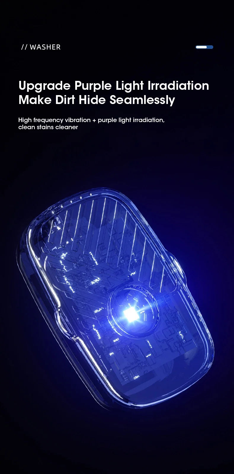 Vegetable and Fruit Cleaning Machine Multi Functional Ultrasonic Cleaner Mini Kitchen Vegetable High Frequency Cleaning Machine