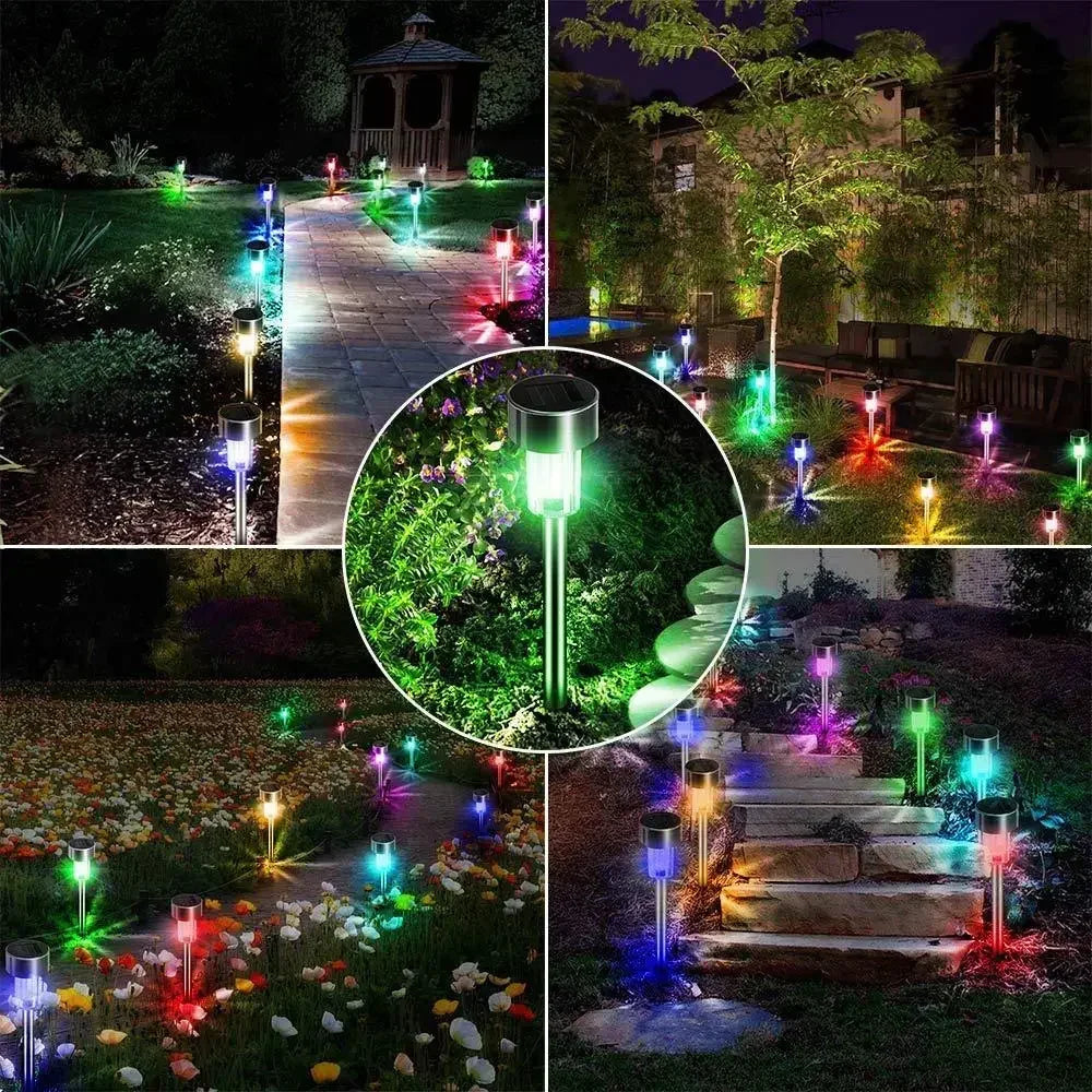 Outdoor Solar Landscape Lawn Lights Garden Lights Waterproof Decoration Lights for  Pathways Patio Yards Lawns Walkways