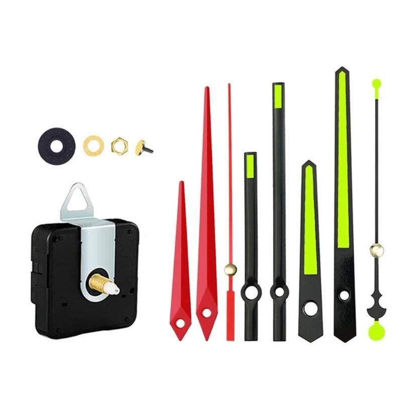 High Accuracy Clock Movement Mechanism DIY Clock Repair Tool Set with Noiseless Movement Clock Hands Wall Repair Tools 87HA