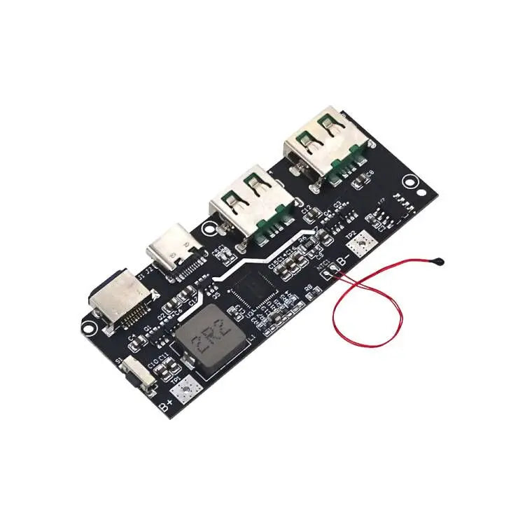 22.5W Power Bank 5-Port Bidirectional Fast Charging  Module Circuit Board DIY Motherboard Kit QC4+PD3.0