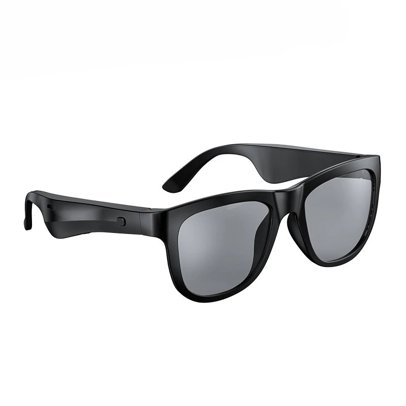 AI HD Smart Glasses Bluetooth Music Glasses Voice Assistant Calling Control Music UV Polarized Multifunctional Sunglasses