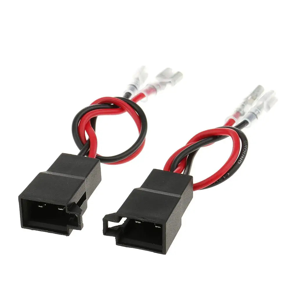 2 Pcs Car Audio Speaker Wiring Harness Adapter Connector PC2-805 for Audi for vw Etc ABS Plastic Car Audio Accessory