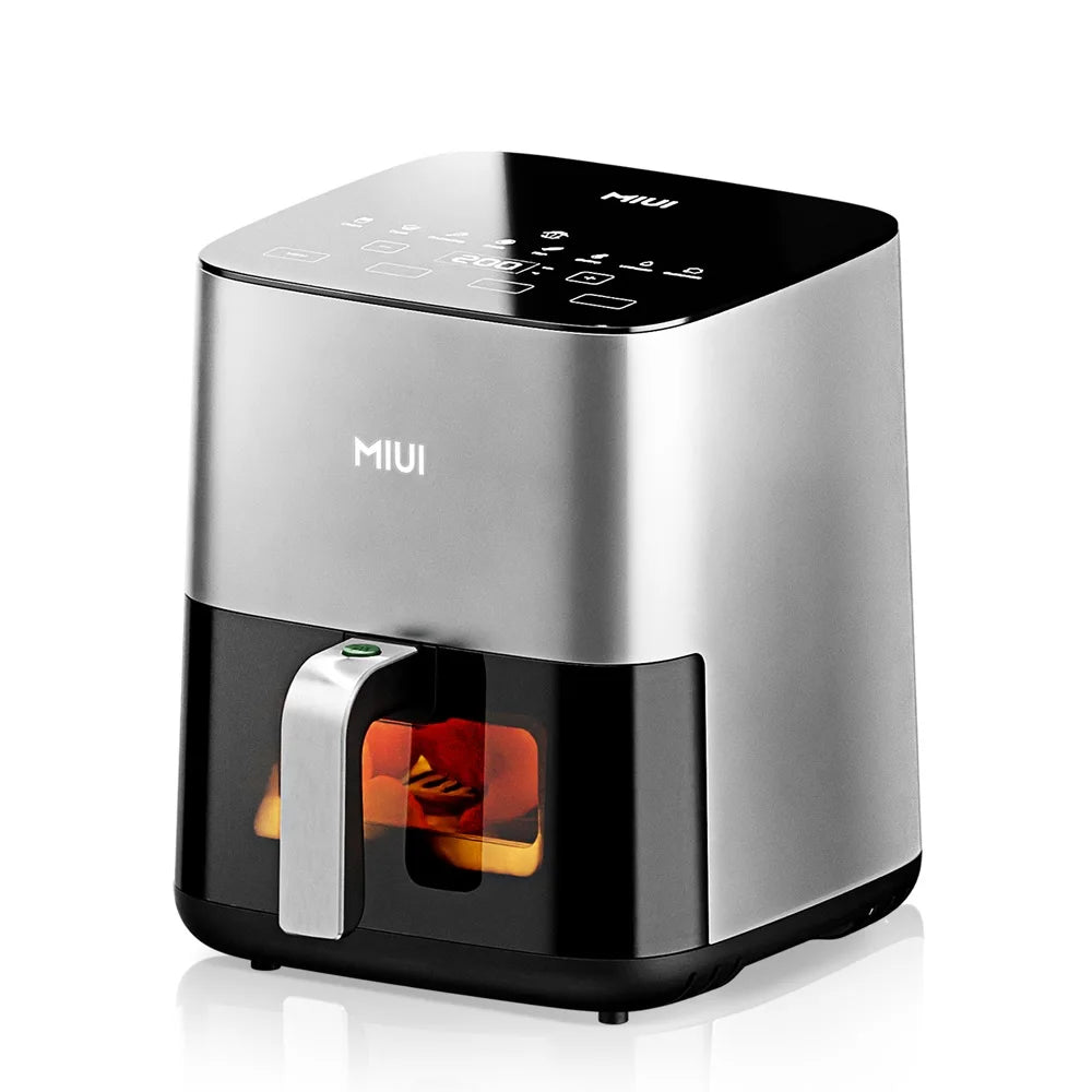 5L Air Fryer, Electric Hot Fryer Oven Oilless Cooker With Touch Control & Nonstick Basket & Visible Window, Family Size