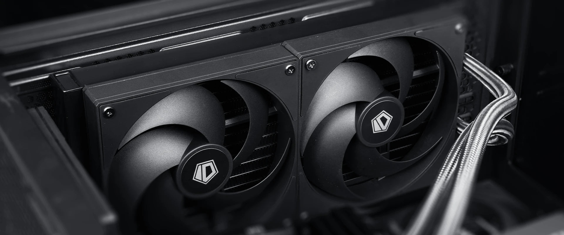 ID-COOLING AS-120-K 120mm High Performance Computer Cooling Fans,Fan Speeds：300- 2000 RPM,Hydraulic Bearing Quiet Long lifespan