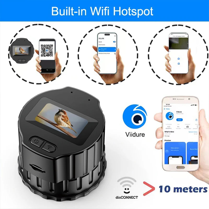  1920X1080 Eyepieces Camera WiFi Electronic 1.5'' High-Definition Screen Portable Recorder Telescopes Tools with APP Microscope