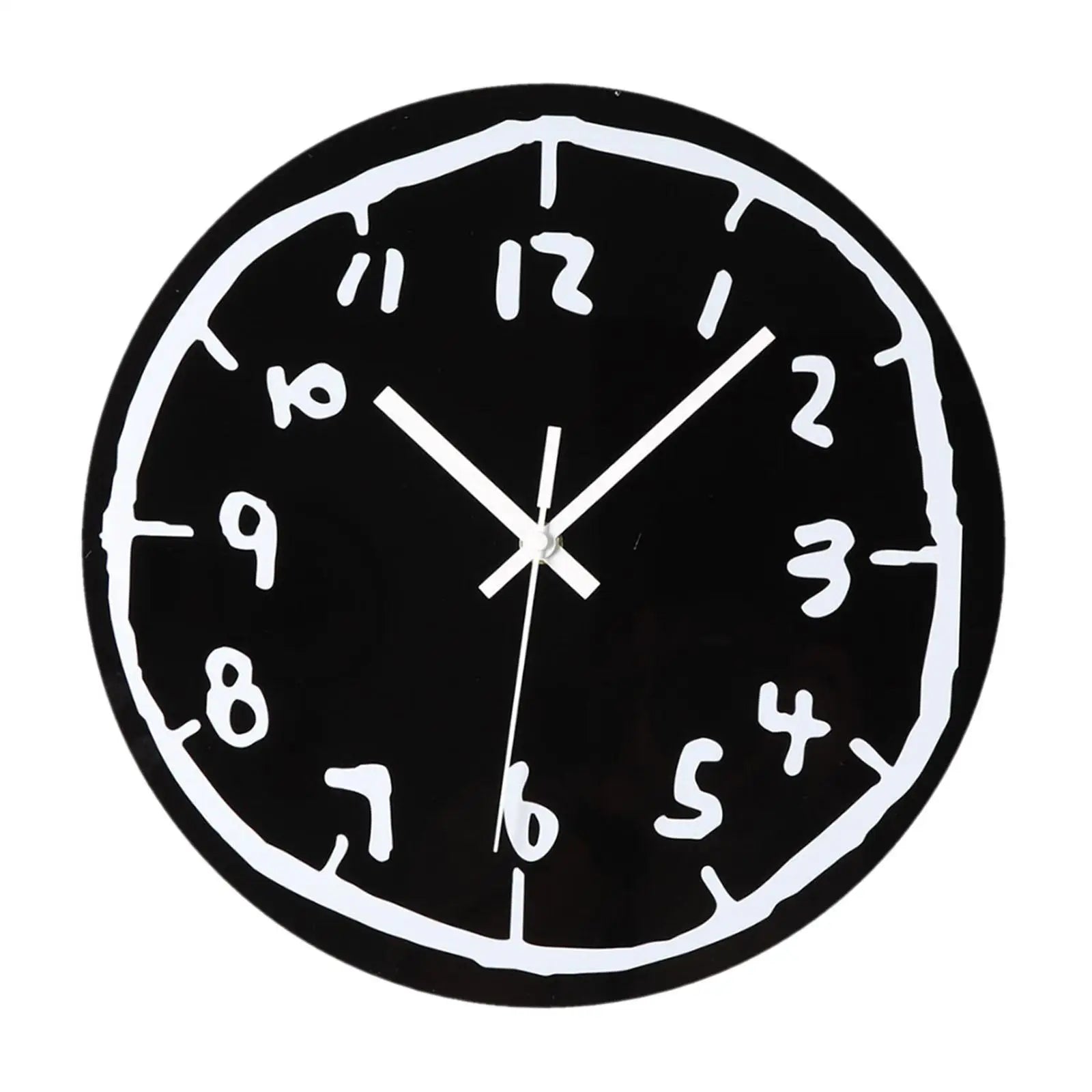 Wall Clock Ornament Unique Fashion Creative Mute Art Clock Decorative Clock for Kitchen Study Room Living Room Home