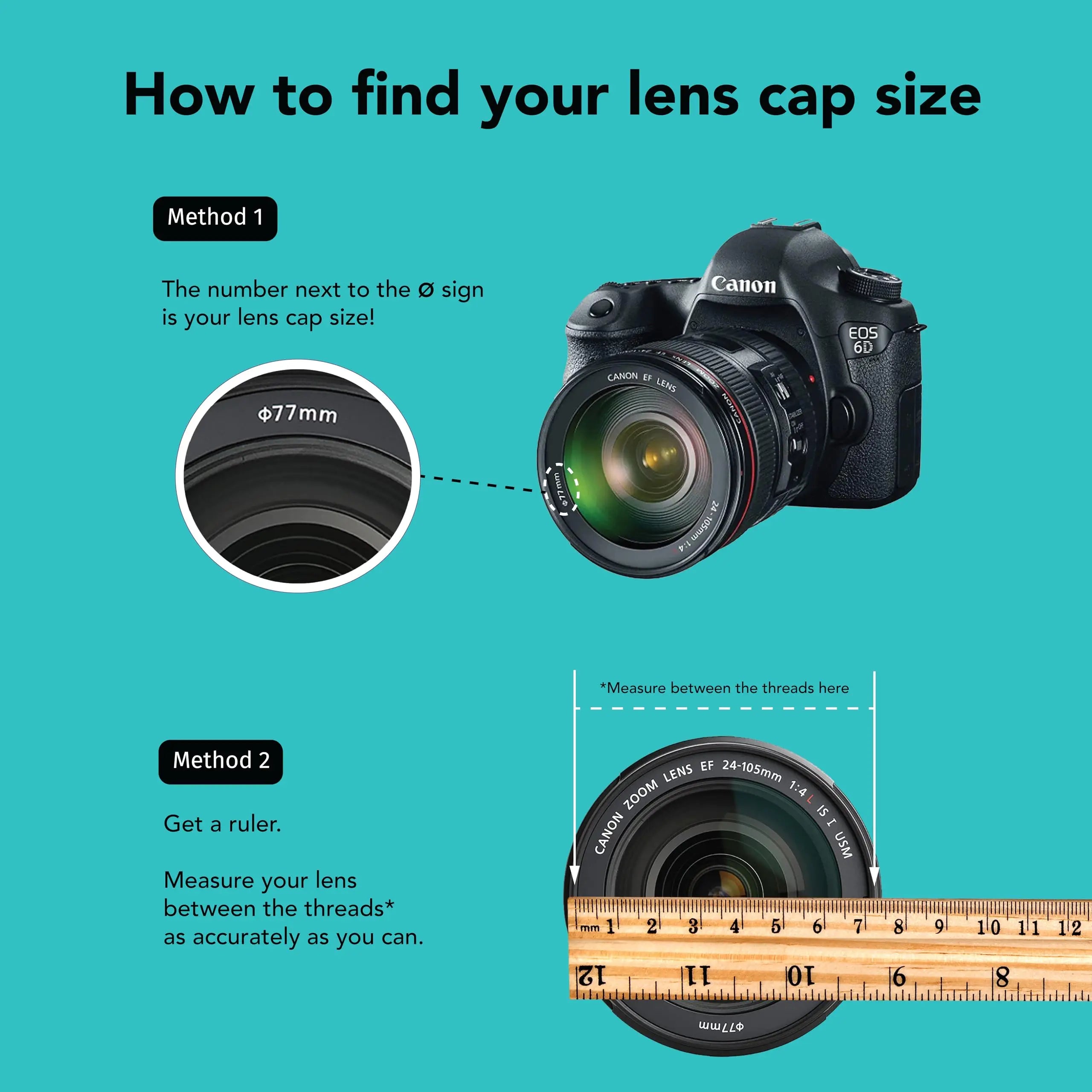 1/3/6 Pcs Camera Lens Cap Leash with Elastic String, Compatible with Universal DSLR SLR Evil Mirrorless Cameras Video (x3)