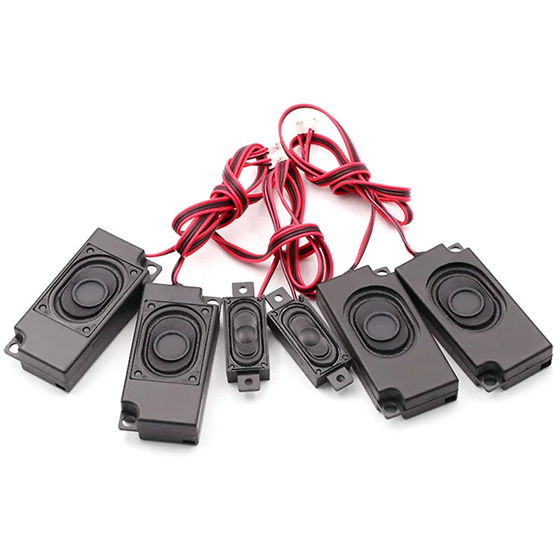 1PCS Audio Portable Speakers 8Ω 2W/3/4/5W 3370 3718 3080 Chamber Speaker  Advertising Machine Passive Speaker with 2P 2.0 Plug