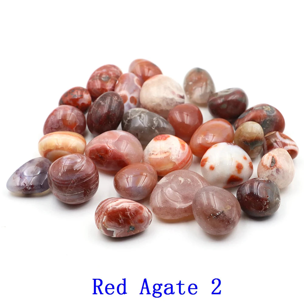 Natural Tumbled Stones Crystals Tumbled Polished Rock Gemstone Specimen Energy Mineral Aquarium Garden Home Decor Bulk Wholesale