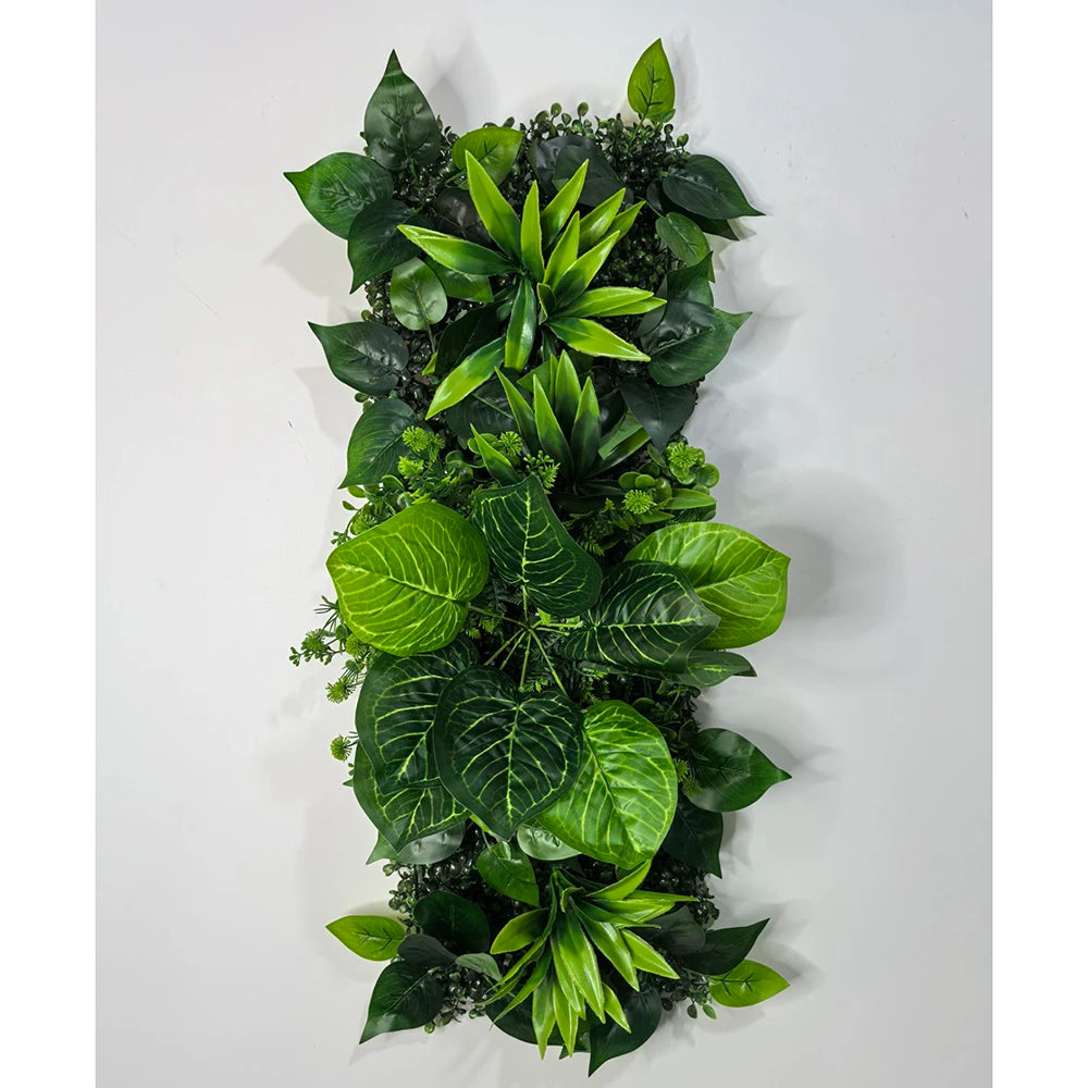25*75CM Artificial Lawn  Plant Green Imitation Grass Plant Wall Panel Home Decoration Shingle Nail
