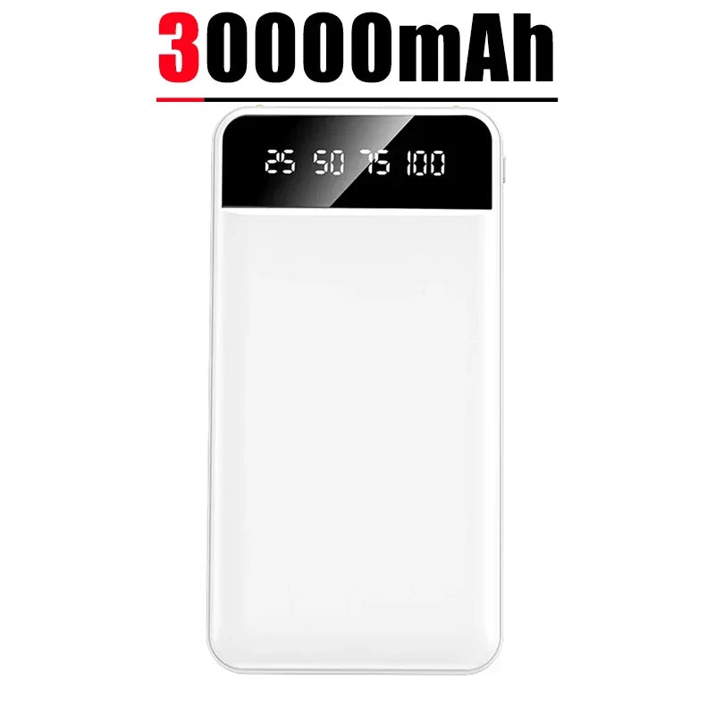 50000mAh Portable Power Bank Charging Intelligence Digital Display External Battery Pack Dual USB For Fast Heating Vest Jacket