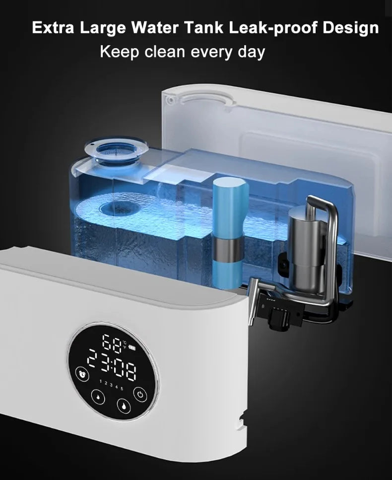 Automatic Soap Dispenser Wall-Mounted Non-Contact Sensor Soap Dispenser (With LED Screen) for Bathroom Kitchen Soap Dispenser