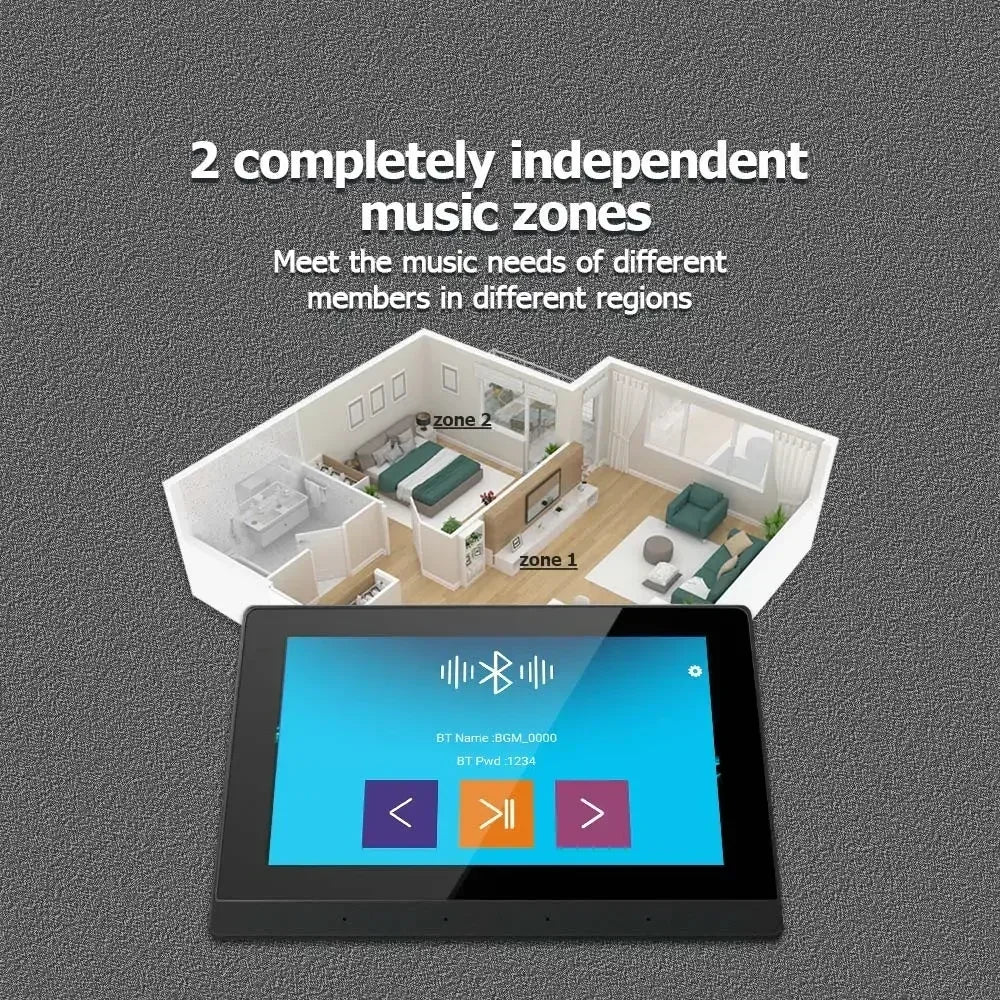 Smart Audio System Home Theater Sound Amplifier Wall Screen WiFi Bluetooth Amp Full House Speaker Setup 6INCH Ceiling Speakers