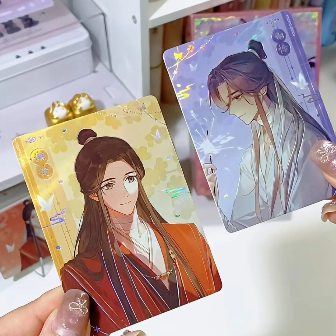 In Stock Tianguan Blessing Four Seasons Card Anime Anniversary Edition Collected Card Blind Box Original Nice Festival Gift Toys