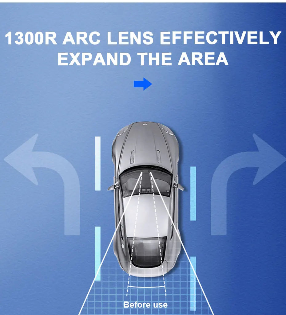 SEAMETAL Car Baby Mirrors Interior Rear View Mirror Wide Angle Convex Rearview Mirror Anti Glare Large Vision Auxiliary Monitor