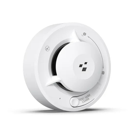 Tuya Wifi Smart Smoke Detector Photoelectric Sensor Fire Alarm 85dB with AA Batteries Compatible with Tuya App for Home Security