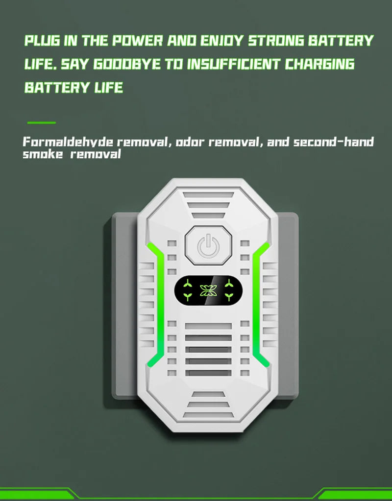 Low Energy Consumption USB Plug Negative Ion Air Purifier Eliminates Odors Purifies Smoke Formaldehyde Allergen For Home 2026
