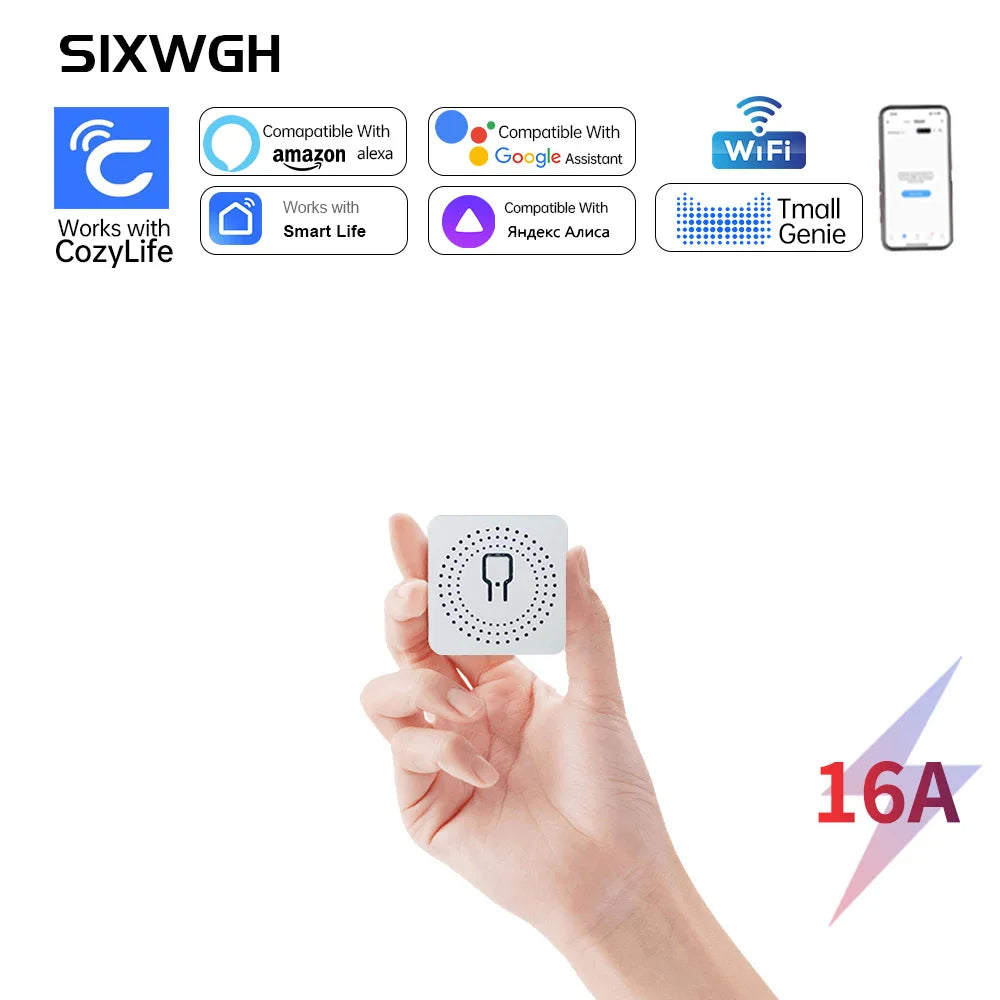 cozylife Smart WiFi mini Control Switch / remote switch /timing APP control  for Smart Home Automation