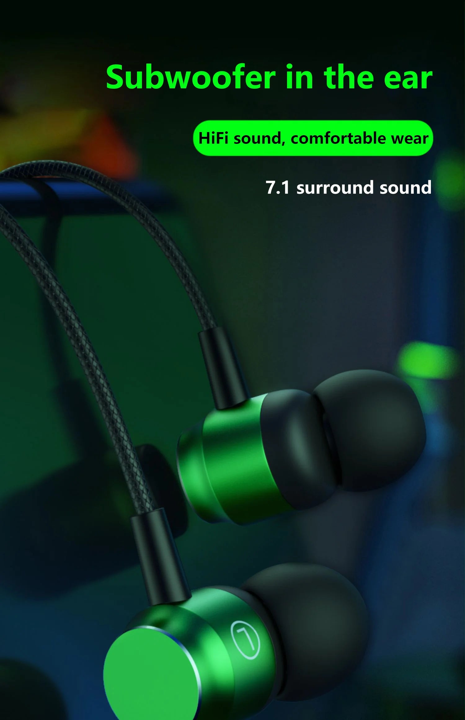 L Jack Magnetic Wired Gaming Headset 3.5mm Type-C Music Headset HiFi Mic Stereo Surround Sound For Phone Computer Mic Headset