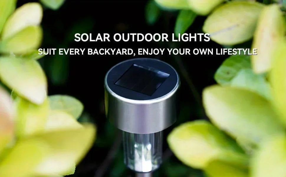 Outdoor Solar Landscape Lawn Lights Garden Lights Waterproof Decoration Lights for  Pathways Patio Yards Lawns Walkways