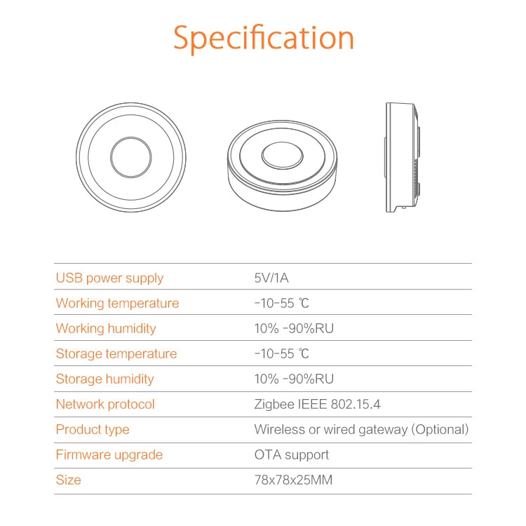 Tuya Smart Life ZigBee Smart Wireless/Wired Gateway Hub HomeSmart Bridge Remote Linkage Devices WiFi Central Control Host