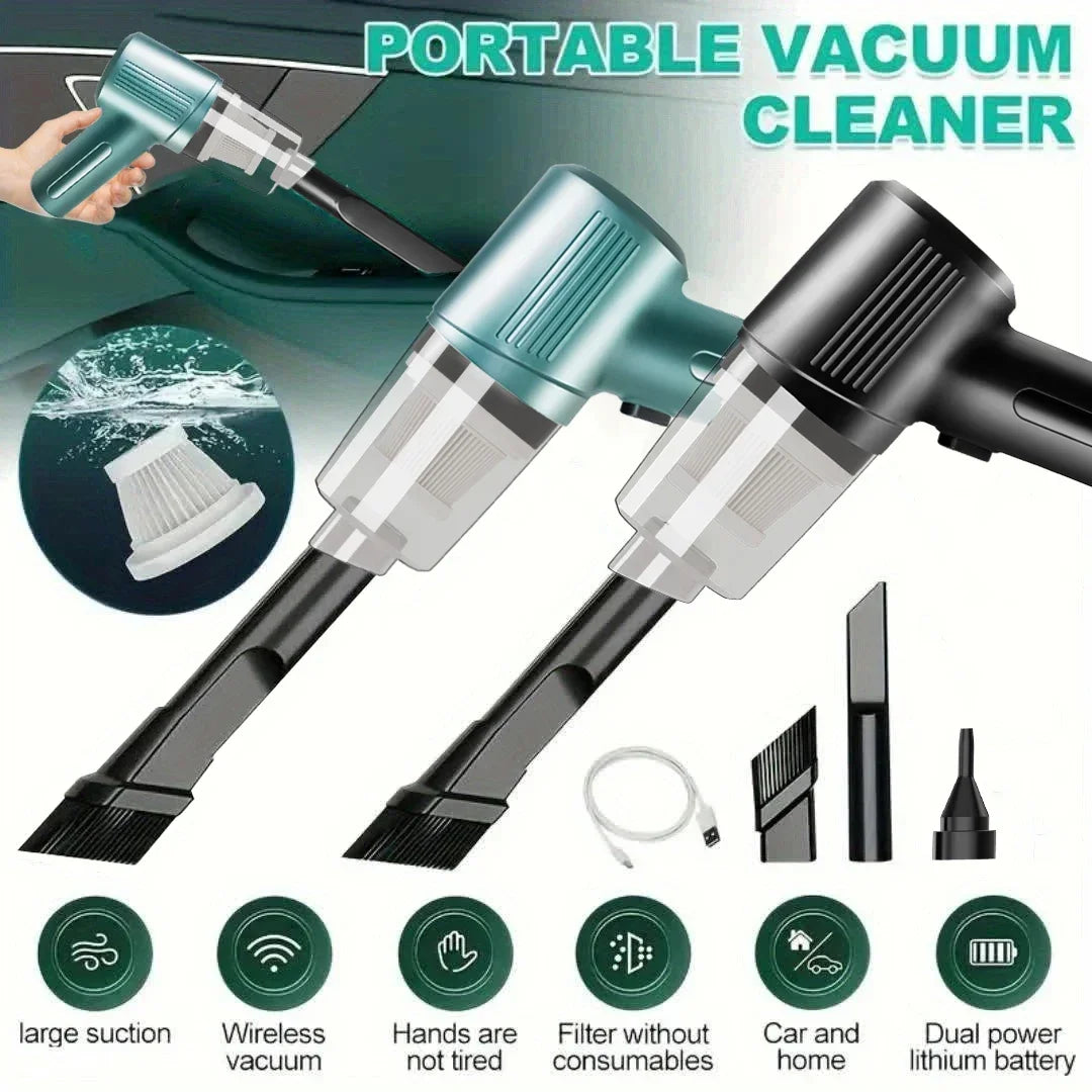 Wireless Car Vacuum Cleaner 960000Pa Multifunctional Portable Strong Power Suction Blowing Integrated Cleaning Appliance
