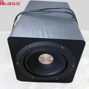 100W Active Subwoofer 6.5 Inch Wooden Pure Bass for Audio Input Amplifier Home Theater Speakers Stereo Strong Bass Music Player