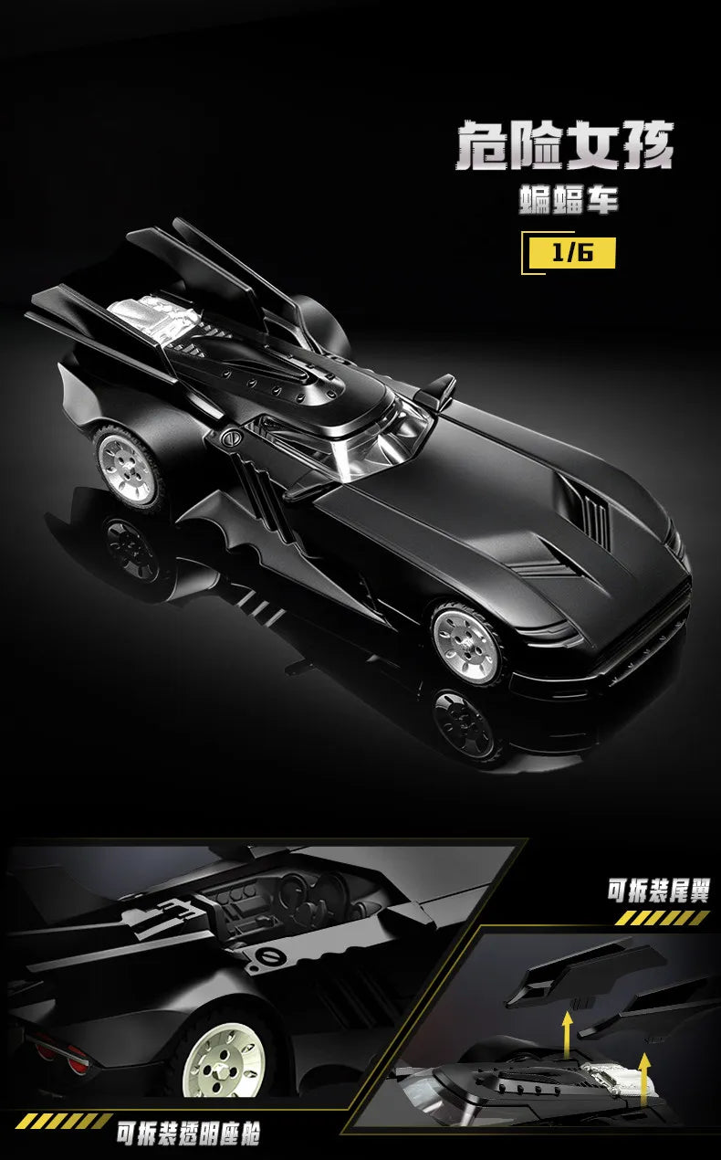 Blokees DC Marvel Hero Batman Star Edition Series  Blind Box Toy E01/E02 6PCS Batman Motorcycle Toy Collectible Perfect Gift