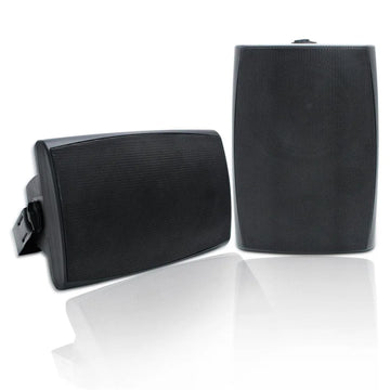 Herdio 400W 6.5‘’ Passive Outdoor Speakers Wired Waterproof 2 Way Wall Mounted Speakers With Powerful Bass For Patio Home 2PCS