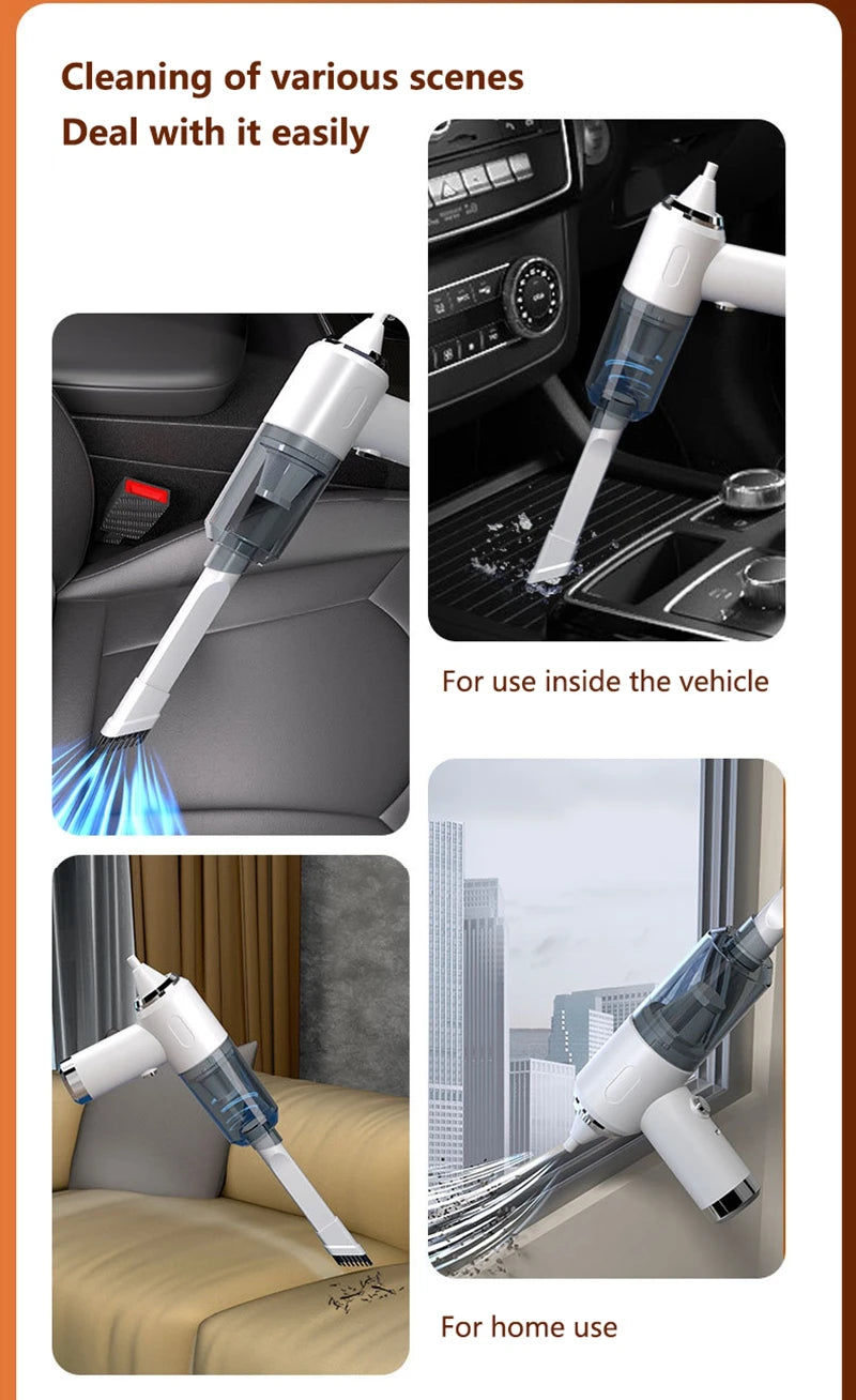 2900000PA Wireless Vacuum Cleaner Convenient Blowing And Suction Integrated Handheld Car Mounted Household Dust Collector 2026
