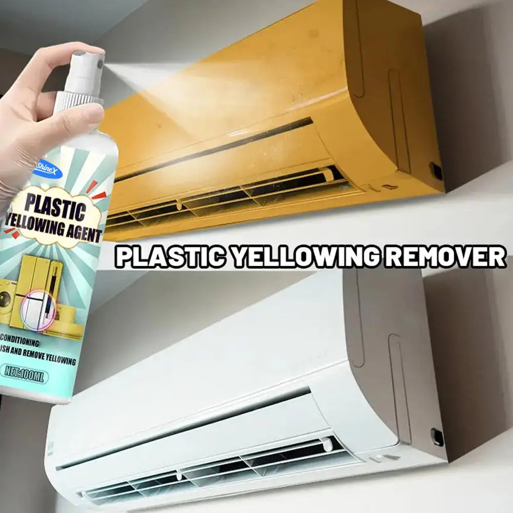 100ML Plastic Remove Yellowing Cleaning Agent Air Conditioning  Renovation Anti Oxidation Appliances Washer Fluid