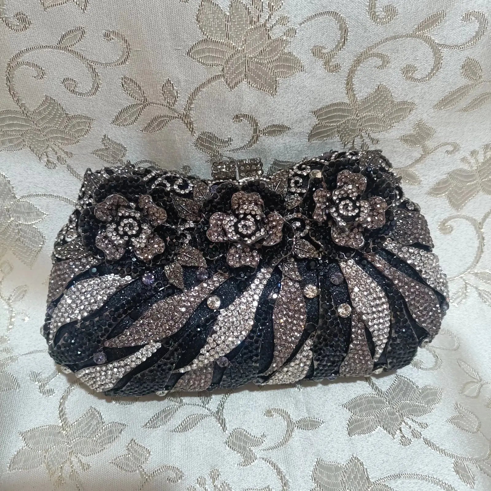 XIYUAN Women's Diamond Handbags Rhinestones Evening Bags Bridal Stones Clutch Purse Lady Clutches Bags Party Wedding Evening Bag